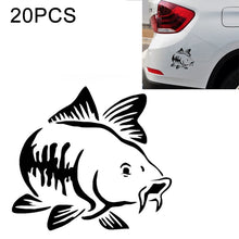 Load image into Gallery viewer, 20 PCS Carp Fish Shape Window Car Sticker Reflective Car Styling Decoration, Carp Fish