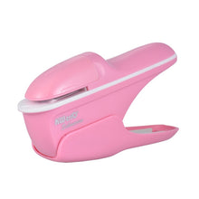 Load image into Gallery viewer, Hand-held Mini Safe Stapleless Staple Max 7 Sheets Paper Binding Machine