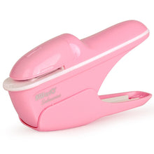 Load image into Gallery viewer, Hand-held Mini Safe Stapleless Staple Max 7 Sheets Paper Binding Machine