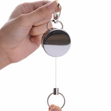 Load image into Gallery viewer, Resilience Steel Wire Rope Elastic Sporty Retractable Anti Lost Keychain, Resilience Steel Wire Rope Keychain