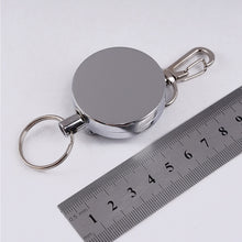 Load image into Gallery viewer, Resilience Steel Wire Rope Elastic Sporty Retractable Anti Lost Keychain, Resilience Steel Wire Rope Keychain