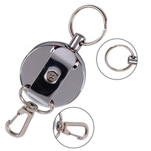 Load image into Gallery viewer, Resilience Steel Wire Rope Elastic Sporty Retractable Anti Lost Keychain, Resilience Steel Wire Rope Keychain
