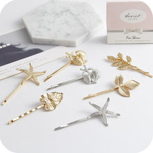 Load image into Gallery viewer, 2 PCS Best Gift for Women Hair Clip Bright Hairpin Simple Hair Styling Accessories