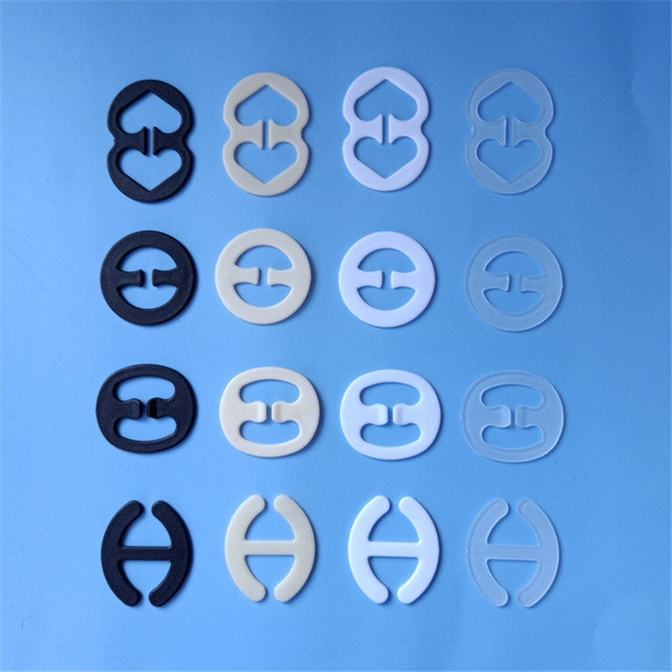 100 PCS Underwear Accessories Bra Non-slip Buckle Invisible Buckle