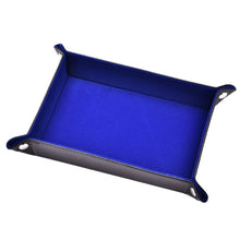 Load image into Gallery viewer, 2 PCS PU Leather Folding Hexagonal Dice Game Bar Club Dice Storage Tray