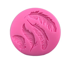 Load image into Gallery viewer, Feather Sugar Silicone Mold Fondant Mold Cake Decorating Tools, Feather Sugar Shape