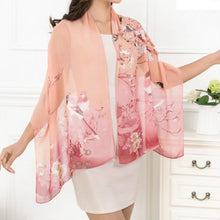 Load image into Gallery viewer, Autumn and Winter Ladies Wild Chiffon Thin Long Scarf Decorated Scarf Shawl