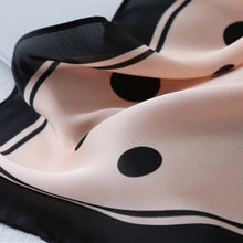 Load image into Gallery viewer, Summer Women Silk Dot Print Professional Square Scarf Small Scarf