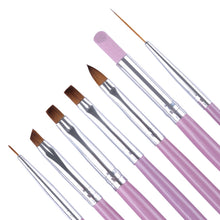 Load image into Gallery viewer, 7pcs /Set Nail Painting Stretcher Brush Sculpting And Sharpening Pen Manicure Tool