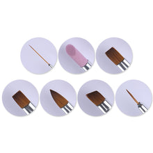 Load image into Gallery viewer, 7pcs /Set Nail Painting Stretcher Brush Sculpting And Sharpening Pen Manicure Tool