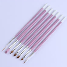 Load image into Gallery viewer, 7pcs /Set Nail Painting Stretcher Brush Sculpting And Sharpening Pen Manicure Tool