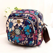 Load image into Gallery viewer, Women Shoulder Bag Waterproof Nylon Handbag Multilayer Crossbody Bag