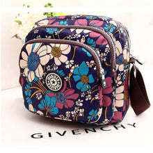 Load image into Gallery viewer, Women Shoulder Bag Waterproof Nylon Handbag Multilayer Crossbody Bag