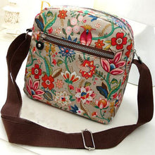 Load image into Gallery viewer, Women Shoulder Bag Waterproof Nylon Handbag Multilayer Crossbody Bag