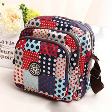 Load image into Gallery viewer, Women Shoulder Bag Waterproof Nylon Handbag Multilayer Crossbody Bag