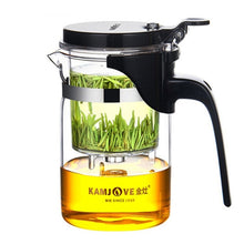 Load image into Gallery viewer, KAMJOVE Elegant Cup Bubble Teapot Office Flower Teapot Heat-resistant Glass Tea Set, K-200 400ML, K-201 500ML, K-202 750ML, K-203 600ML, K-204 600ML, K-205 900ML
