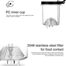 Load image into Gallery viewer, KAMJOVE Elegant Cup Bubble Teapot Office Flower Teapot Heat-resistant Glass Tea Set, K-200 400ML, K-201 500ML, K-202 750ML, K-203 600ML, K-204 600ML, K-205 900ML