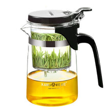 Load image into Gallery viewer, KAMJOVE Elegant Cup Bubble Teapot Office Flower Teapot Heat-resistant Glass Tea Set, K-200 400ML, K-201 500ML, K-202 750ML, K-203 600ML, K-204 600ML, K-205 900ML