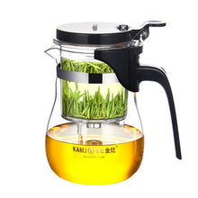 Load image into Gallery viewer, KAMJOVE Elegant Cup Bubble Teapot Office Flower Teapot Heat-resistant Glass Tea Set, K-200 400ML, K-201 500ML, K-202 750ML, K-203 600ML, K-204 600ML, K-205 900ML