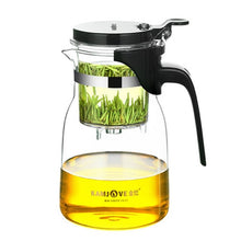 Load image into Gallery viewer, KAMJOVE Elegant Cup Bubble Teapot Office Flower Teapot Heat-resistant Glass Tea Set, K-200 400ML, K-201 500ML, K-202 750ML, K-203 600ML, K-204 600ML, K-205 900ML