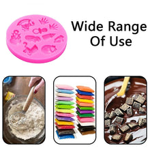Load image into Gallery viewer, 2 PCS Baby Hand Foot Shape DIY Mold Fondant Silicone Cake Chocolate Mold Baking Tool, Foot Shape