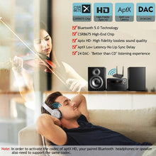 Load image into Gallery viewer, VIKEFON BT-21 Bluetooth 5.0 Adapter Bluetooth Audio Transmitter Receiver