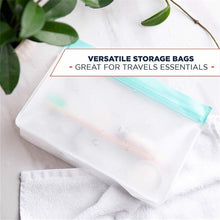 Load image into Gallery viewer, 2 Sets PEVA Food Bags Reuse Three-dimensional Thickened Storage Sealed Fresh-keeping Bags, Random Color Delivery, Sealed Fresh-keeping Bags