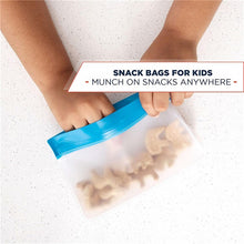 Load image into Gallery viewer, 2 Sets PEVA Food Bags Reuse Three-dimensional Thickened Storage Sealed Fresh-keeping Bags, Random Color Delivery, Sealed Fresh-keeping Bags