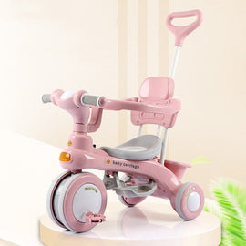 Childrens Tricycle Bicycle Outdoor Stroller