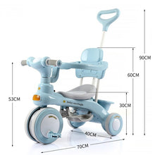 Load image into Gallery viewer, Childrens Tricycle Bicycle Outdoor Stroller