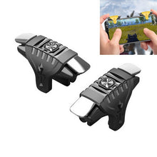 Load image into Gallery viewer, 2 Pairs F01 Electroplating Mechanical Shaft Bidirectional Button Auxiliary Shooting Game Handle for Mobile Phones within The Thickness of 6.1-12.0mm, F01
