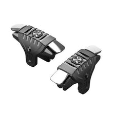 Load image into Gallery viewer, 2 Pairs F01 Electroplating Mechanical Shaft Bidirectional Button Auxiliary Shooting Game Handle for Mobile Phones within The Thickness of 6.1-12.0mm, F01