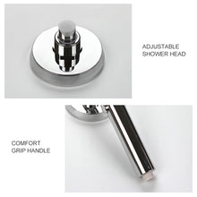 Load image into Gallery viewer, Universal Pressurized One-touch Water Stop Hand Shower Head, White Color Gold, Silver Color Gold