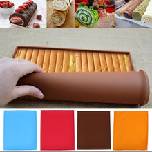 Load image into Gallery viewer, 2 PCS Non-stick Cake Pad Swiss Roll Pad Baking Tools For Cakes Silicone Mat
