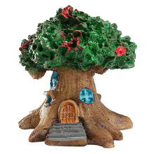 Load image into Gallery viewer, Micro Landscape Flower Pot Decoration Fleshy Cartoon Construction Toy Big Tree House Resin Decoration