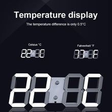 Load image into Gallery viewer, LED Digital Clock Living Room Wall Clock Creative WIFI Clock US Plug, 4 Bit WIFI Hollow White, 4 Bit WIFI Hollow Red, 4 Bit WIFI Sealed Box White
