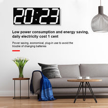 Load image into Gallery viewer, LED Digital Clock Living Room Wall Clock Creative WIFI Clock US Plug, 4 Bit WIFI Hollow White, 4 Bit WIFI Hollow Red, 4 Bit WIFI Sealed Box White