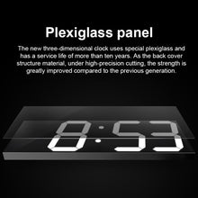 Load image into Gallery viewer, LED Digital Clock Living Room Wall Clock Creative WIFI Clock US Plug, 4 Bit WIFI Hollow White, 4 Bit WIFI Hollow Red, 4 Bit WIFI Sealed Box White