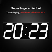 Load image into Gallery viewer, LED Digital Clock Living Room Wall Clock Creative WIFI Clock US Plug, 4 Bit WIFI Hollow White, 4 Bit WIFI Hollow Red, 4 Bit WIFI Sealed Box White