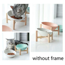 Load image into Gallery viewer, Cat Dog Food Bowl Pet Ceramic Bowl, 15cm/300ml Bowl, 18cm/600ml Bowl