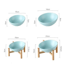 Load image into Gallery viewer, Cat Dog Food Bowl Pet Ceramic Bowl, 15cm/300ml Bowl, 18cm/600ml Bowl