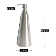 Load image into Gallery viewer, 800ml Stainless Steel Soap Dispenser Cone Hand Sanitizer Bottle, 800ml
