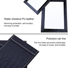 Load image into Gallery viewer, Square Stand Leather Make Up Mirror Alligator Pattern Portable Cosmetic Mirror, Black L 18x25.5x1.6CM, Black M15x20.5x1.6CM, Black S 12x17.5x1.6CM, Brown L 18x25.5x1.6CM, Brown M15x20.5x1.6CM, Brown S 12x17.5x1.6CM, Red L 18x25.5x1.6CM, Red M15x20.5x1....
