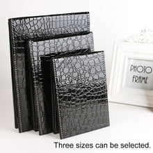 Load image into Gallery viewer, Square Stand Leather Make Up Mirror Alligator Pattern Portable Cosmetic Mirror, Black L 18x25.5x1.6CM, Black M15x20.5x1.6CM, Black S 12x17.5x1.6CM, Brown L 18x25.5x1.6CM, Brown M15x20.5x1.6CM, Brown S 12x17.5x1.6CM, Red L 18x25.5x1.6CM, Red M15x20.5x1....
