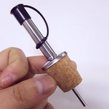 Load image into Gallery viewer, 20 PCS Cork Wine Stopper Stainless Steel Pourer Wine Diversion Spout Dispenser, Wine Diversion Spout Dispenser