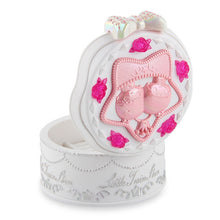 Load image into Gallery viewer, Cute Plastic Rotating Dance Ballet Music Box Children Toys Home Decorations, White, Pink