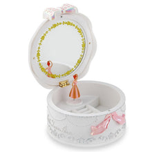 Load image into Gallery viewer, Cute Plastic Rotating Dance Ballet Music Box Children Toys Home Decorations, White, Pink