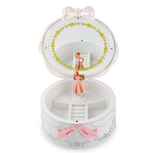 Load image into Gallery viewer, Cute Plastic Rotating Dance Ballet Music Box Children Toys Home Decorations, White, Pink