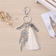 Load image into Gallery viewer, 2 PCS Simple Fashion Wool Tassel Dream Catching Keychain
