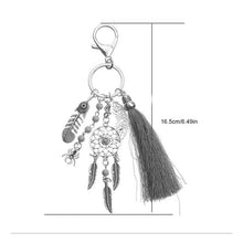 Load image into Gallery viewer, 2 PCS Simple Fashion Wool Tassel Dream Catching Keychain